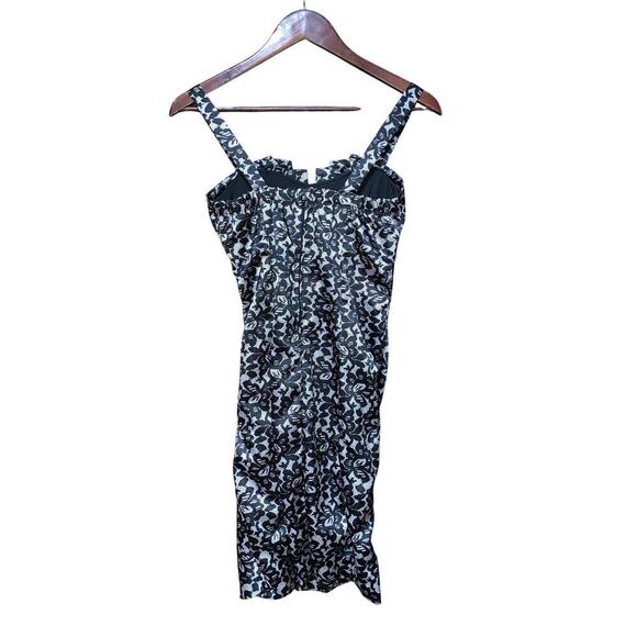 Ruby Rox Black & White Cocktail Body Con Dress Sz 5 Vintage Chic Mint Condition - Picture 3 of 8
